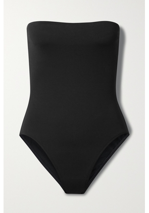 BONDI BORN - + Net Sustain Agnes Strapless Swimsuit - Black - x small,small,medium,large,x large,xx large