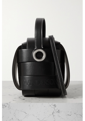 JW Anderson - Knot Leather Shoulder Bag - Black - One size