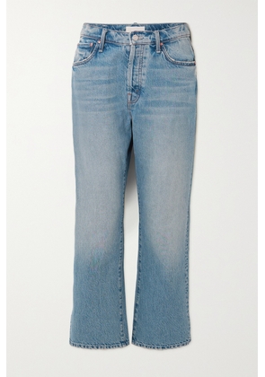 Mother - + Net Sustain The Ditcher Hover Cropped High-rise Wide-leg Jeans - Blue - 23,24,25,26,27,28,29,30,31,32