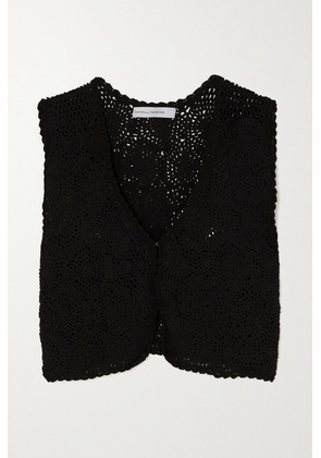Faithfull The Brand - + Net Sustain Alejandreas Crocheted Cotton Vest - Black - XS/S,S/M,L/XL