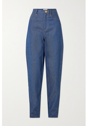 Zimmermann - Matchmaker High-rise Tapered Jeans - Blue - 24,25,26,27,28,29,30,31,32