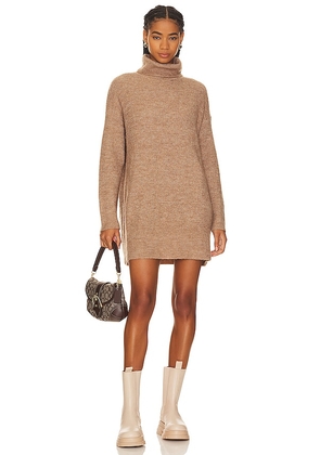 LBLC The Label Kiara Sweater Dress in Brown. Size M, S, XS.
