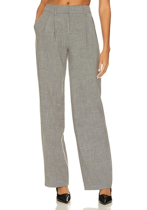 L'Academie The Slouchy Trouser in Grey. Size M, S.