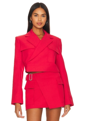 A.L.C. Reeve Jacket in Red. Size 10, 14, 4, 6, 8.
