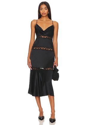Kiki de Montparnasse Adeline Dress in Black. Size M, S, XS.