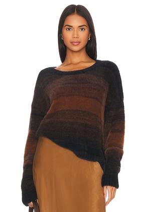 Bella Dahl Slouchy Sweater in Chocolate. Size M, S, XS.