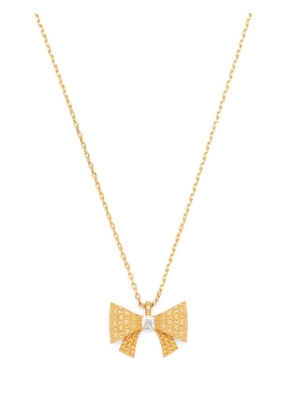 Kate Spade Wrapped In A Bow necklace - Gold