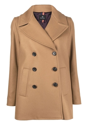 PS Paul Smith double-breasted coat - Brown