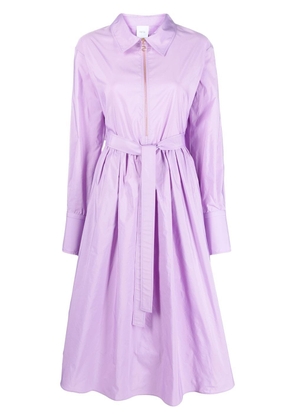 Patou belted maxi dress - Purple