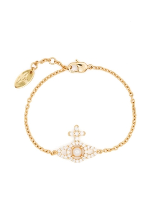 Vivienne Westwood Orb crystal-embellished bracelet - Gold