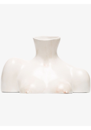 Anissa Kermiche Marble Breast Friend vase - Neutrals