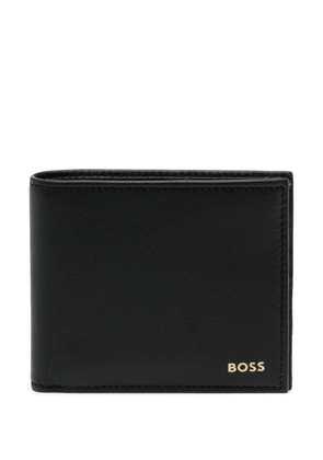 BOSS GBBM leather wallet - Black