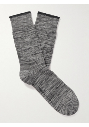 Nudie Jeans - Rasmusson Organic Cotton-Blend Socks - Men - Gray