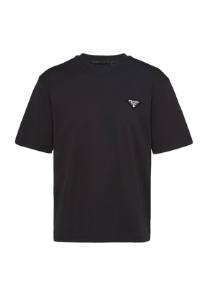 Prada Triangle-Patch T-Shirt