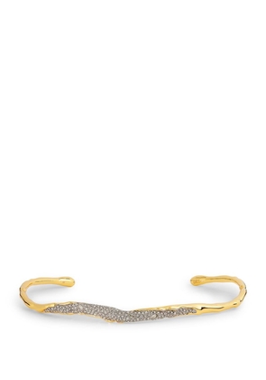 Alexis Bittar Gold-Plated Solanales Skinny Collar Necklace