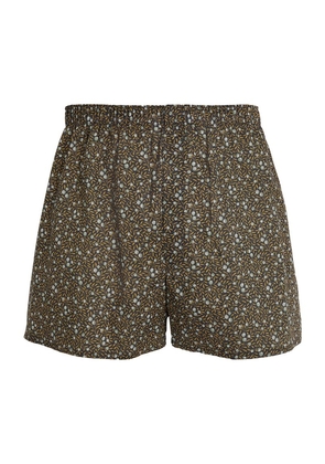 Sunspel Myrtle Flower Classic Boxer Shorts