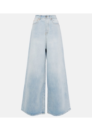 Vetements High-rise wide-leg jeans