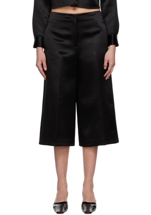 Theory Black Culotte Trousers