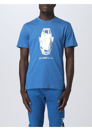 T-Shirt CLASS ROBERTO CAVALLI Men colour Blue
