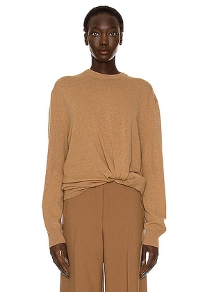The Row Melino Sweater in Camel - Tan. Size XL (also in ).