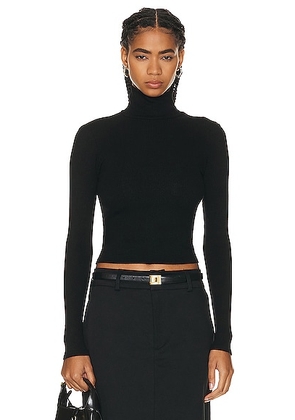 SABLYN Archer Rib Turtleneck Sweater in Black - Black. Size XS (also in ).