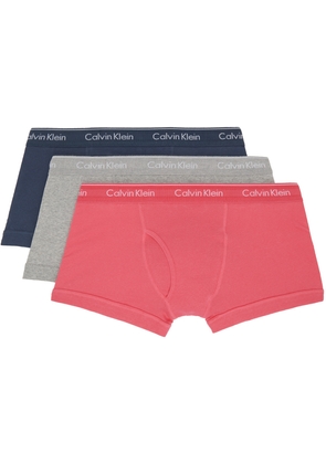 Calvin Klein Underwear Three-Pack Multicolor Classic Fit Boxers