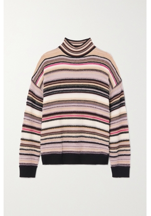 Missoni - Striped Crochet-knit Turtleneck Sweater - Multi - IT38,IT40,IT42,IT44,IT46,IT48,IT50