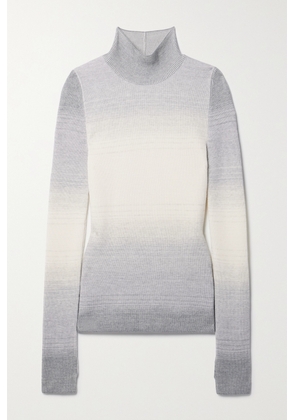 Cordova - Aurora Dégradé Merino Wool Turtleneck Sweater - Cream - x small,small,medium,large