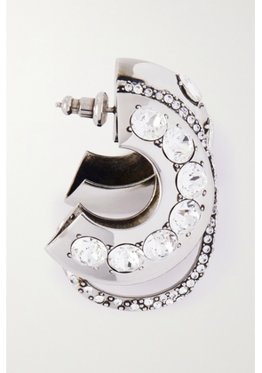 Alexander McQueen - Accumulation Silver-tone Swarovski Crystal Single Earring - One size