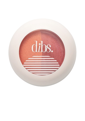 DIBS Beauty The Duet: Baked Blush Duo Topper in Blush.