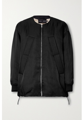 Proenza Schouler - Padded Recycled-twill Bomber Jacket - Black - x small,small,medium,large,x large