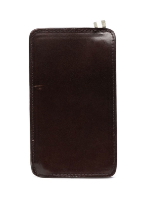 Officine Creative leather card holder - Brown