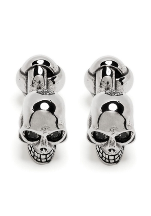 Alexander McQueen 3D Skull cufflink - Silver