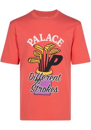 Palace Dif Strokes cotton T-shirt - Red