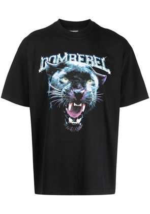 DOMREBEL Panther graphic-print T-shirt - Black