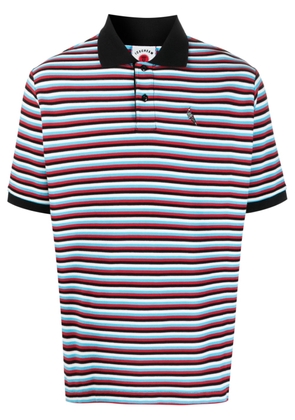 ICECREAM striped cotton polo shirt - Blue