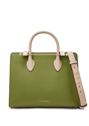 Strathberry medium Strathberry leather tote bag - Green