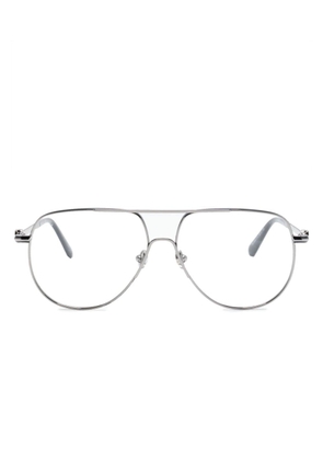 Moncler Eyewear pilot-frame glasses - Silver