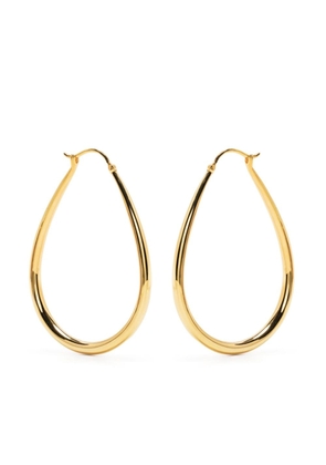 Daphine Louise oval-design earrings - Gold