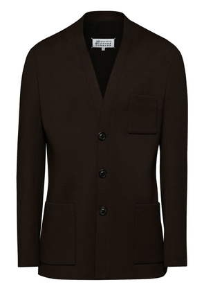 Maison Margiela V-neck cardigan jacket - Brown
