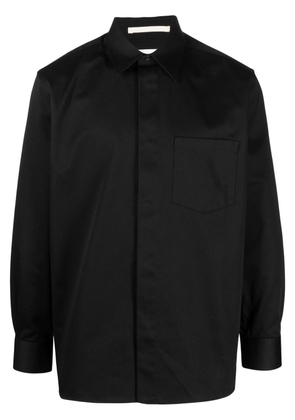 Norse Projects cotton long-sleeved shirt - Black