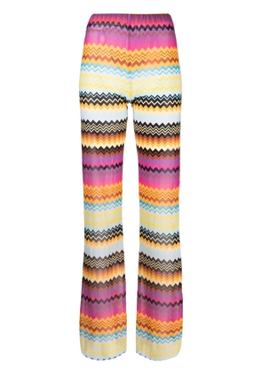 Missoni zigzag-print straight-leg trousers - Multicolour