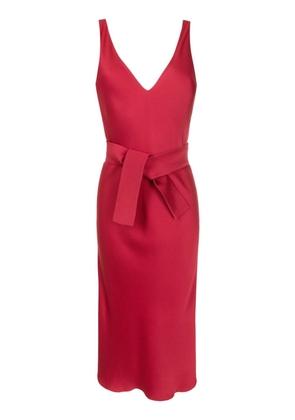 Gloria Coelho V-neck sleeveless dress - Red