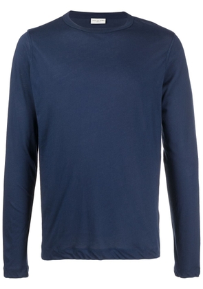 DRIES VAN NOTEN crew-neck long-sleeve T-shirt - Blue