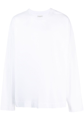DRIES VAN NOTEN Hegland long-sleeve cotton T-shirt - White