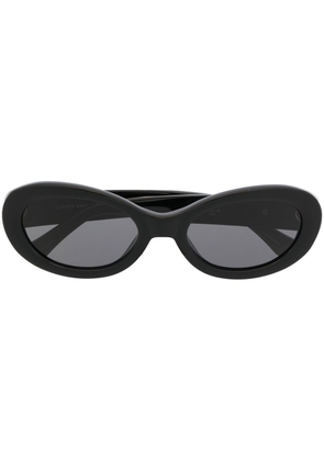 DRIES VAN NOTEN tinted oval-frame sunglasses - Black