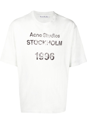 Acne Studios logo stamp printed T-shirt - Green