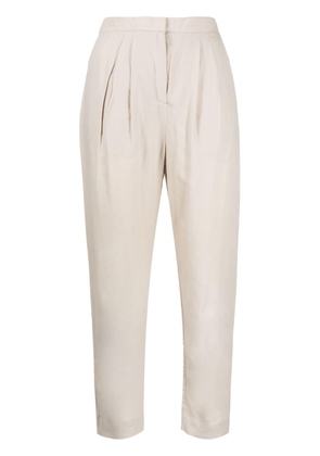 Acne Studios high-waist cropped trousers - Brown