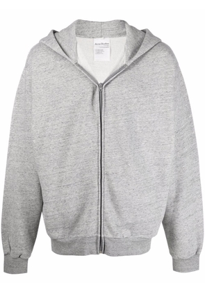 Acne Studios zipped cotton hoodie - Grey