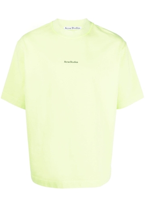 Acne Studios logo-print cotton T-shirt - Green